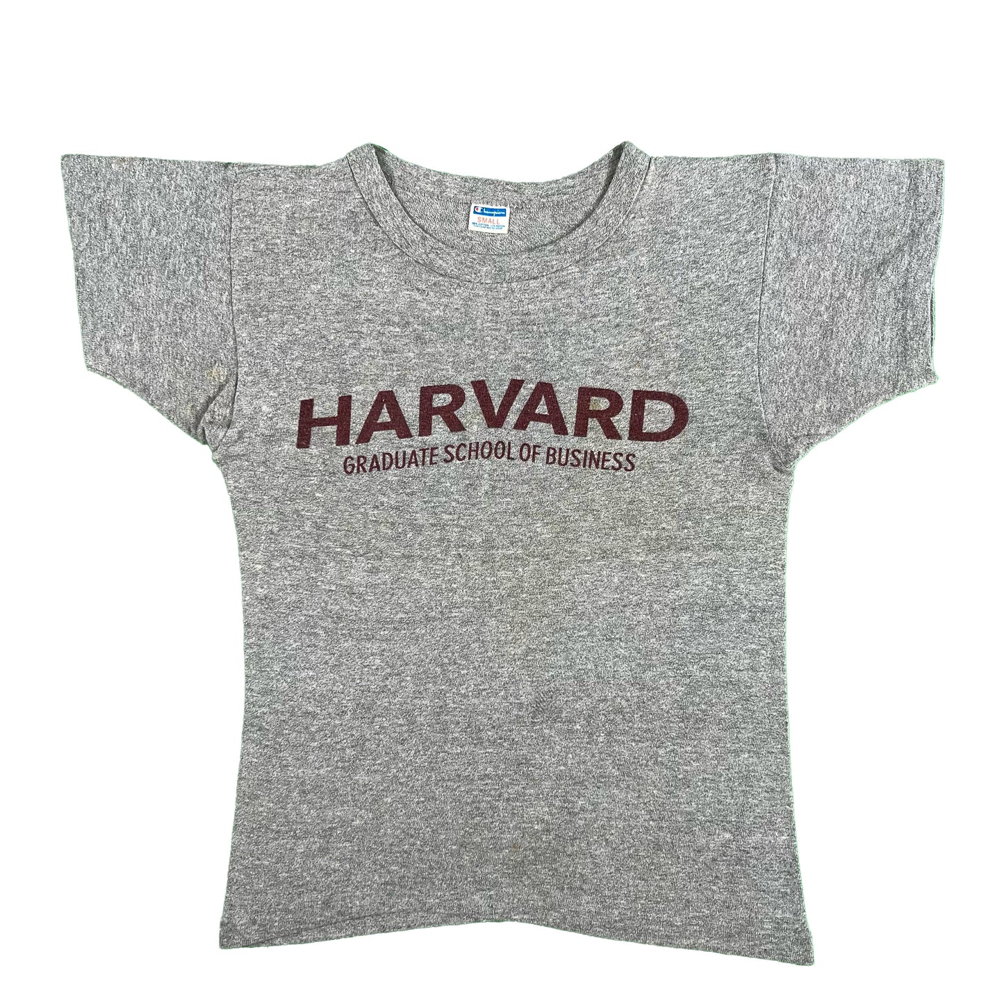 70s Harvard School of Business Blue Bar Tee- S