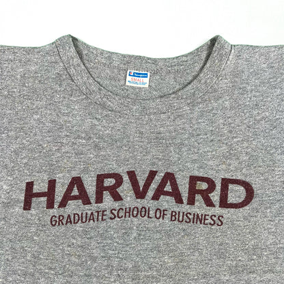 70s Harvard School of Business Blue Bar Tee- S