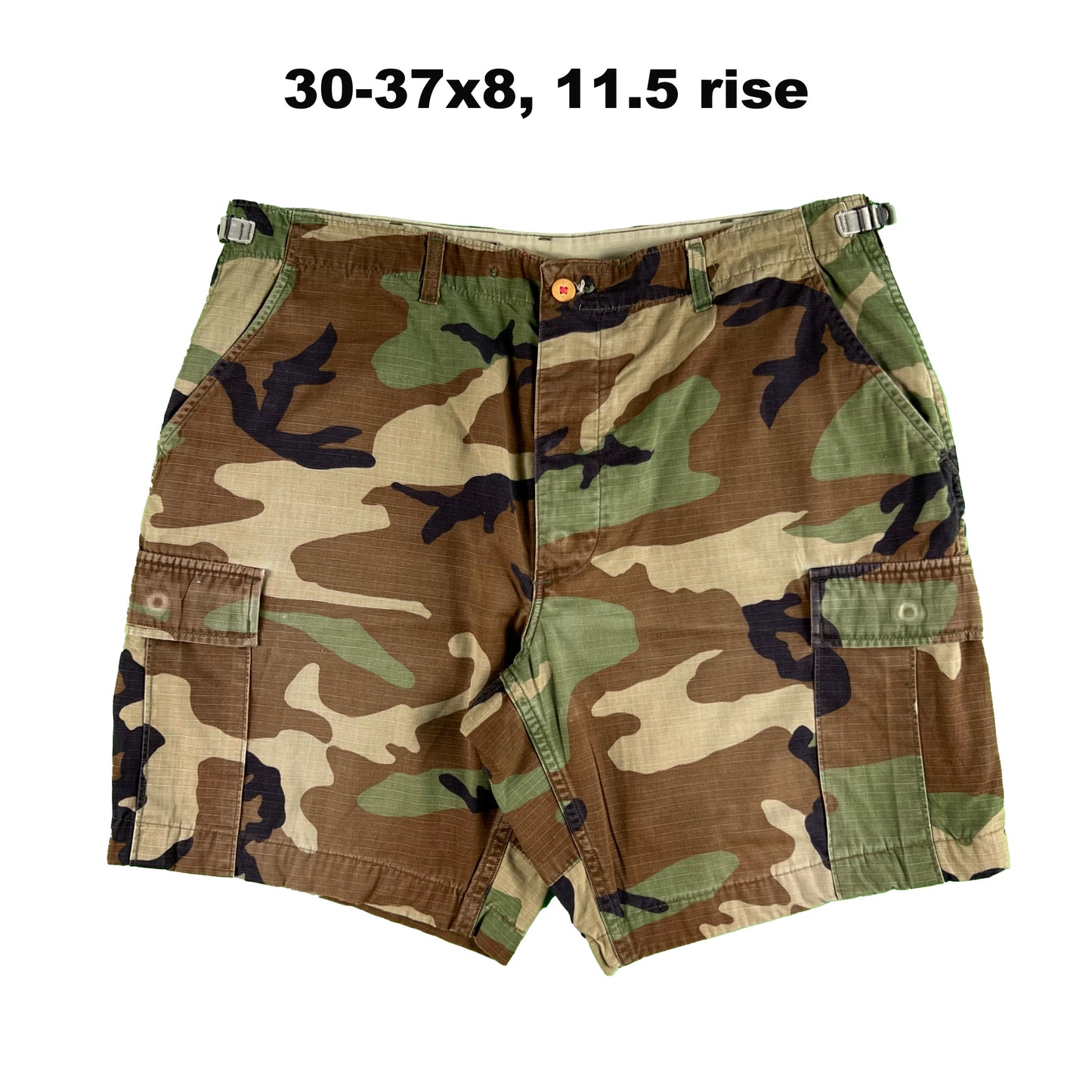 Vintage Chopped Camo Baggy Shorts- SELECT PAIR