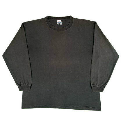 Vintage Blank Black Long Sleeve Tee- ONLY XL LEFT