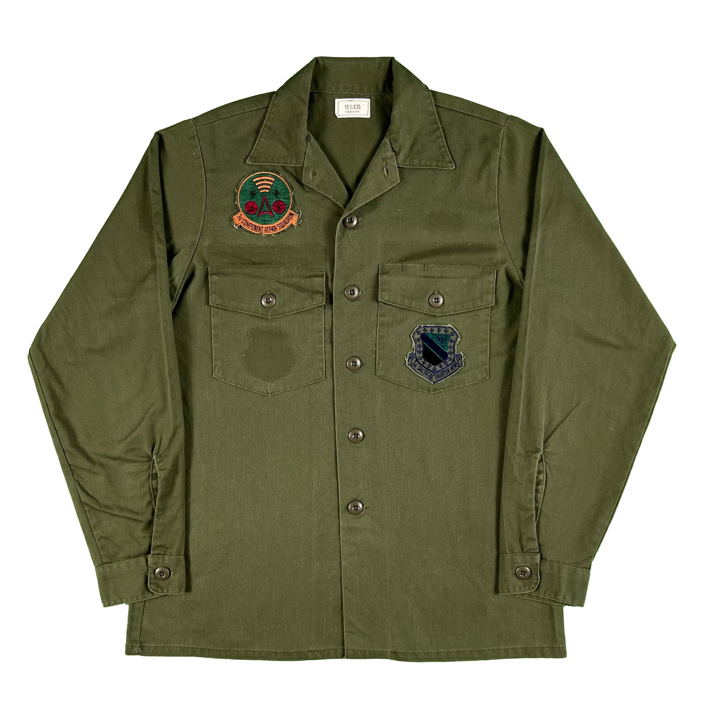 80s US Army OG-507 Utility Shirt- SELECT SIZE