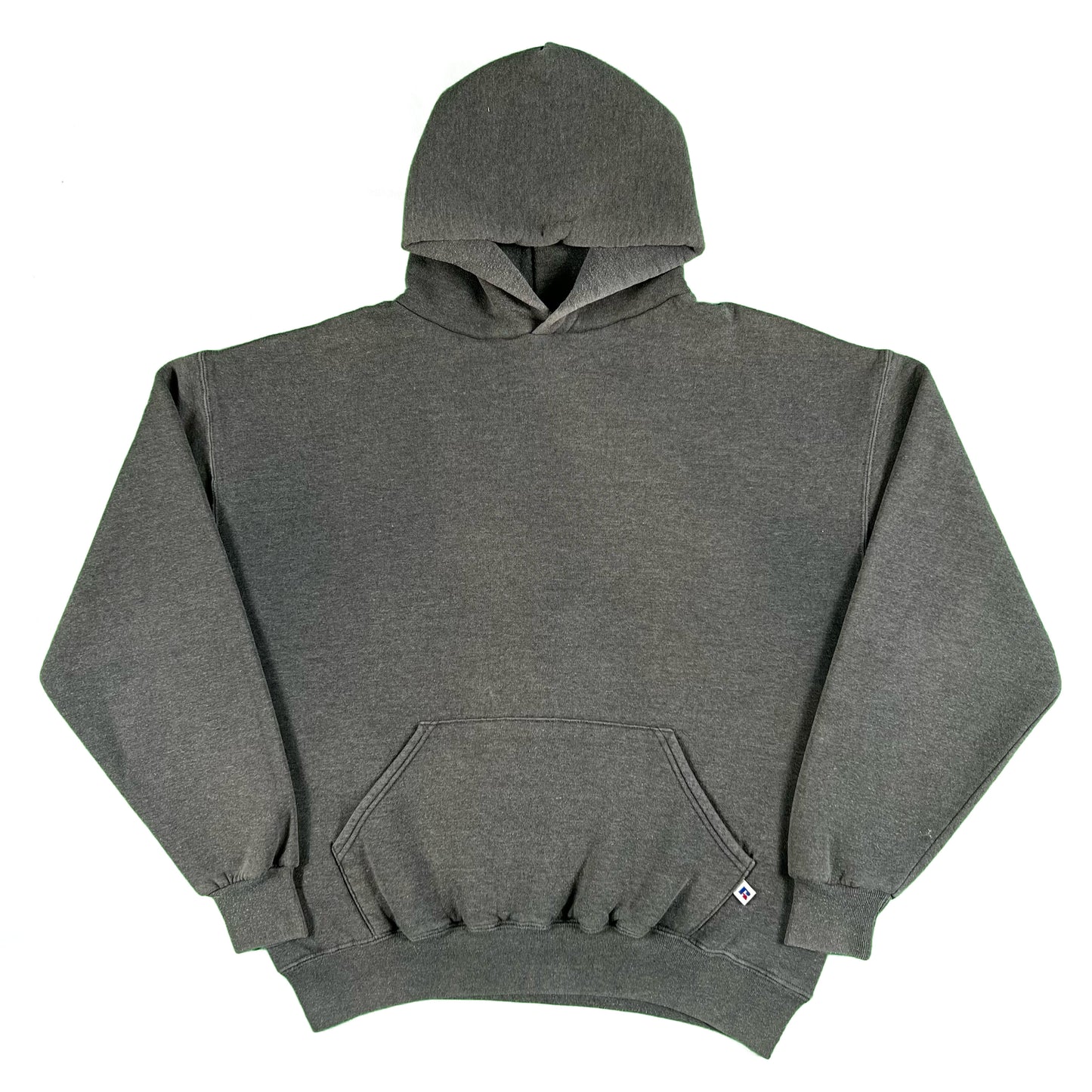 Vintage Blank Dark Grey Hoodie- ONLY L LEFT