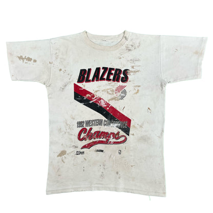 90s Trail Blazers Painters Tee- L