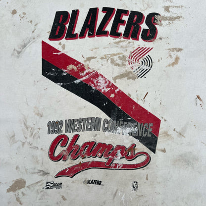 90s Trail Blazers Painters Tee- L