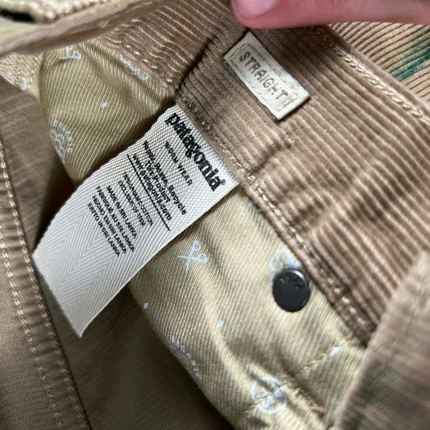 Patagonia Tan Painter's Corduroy Pants- 31x30