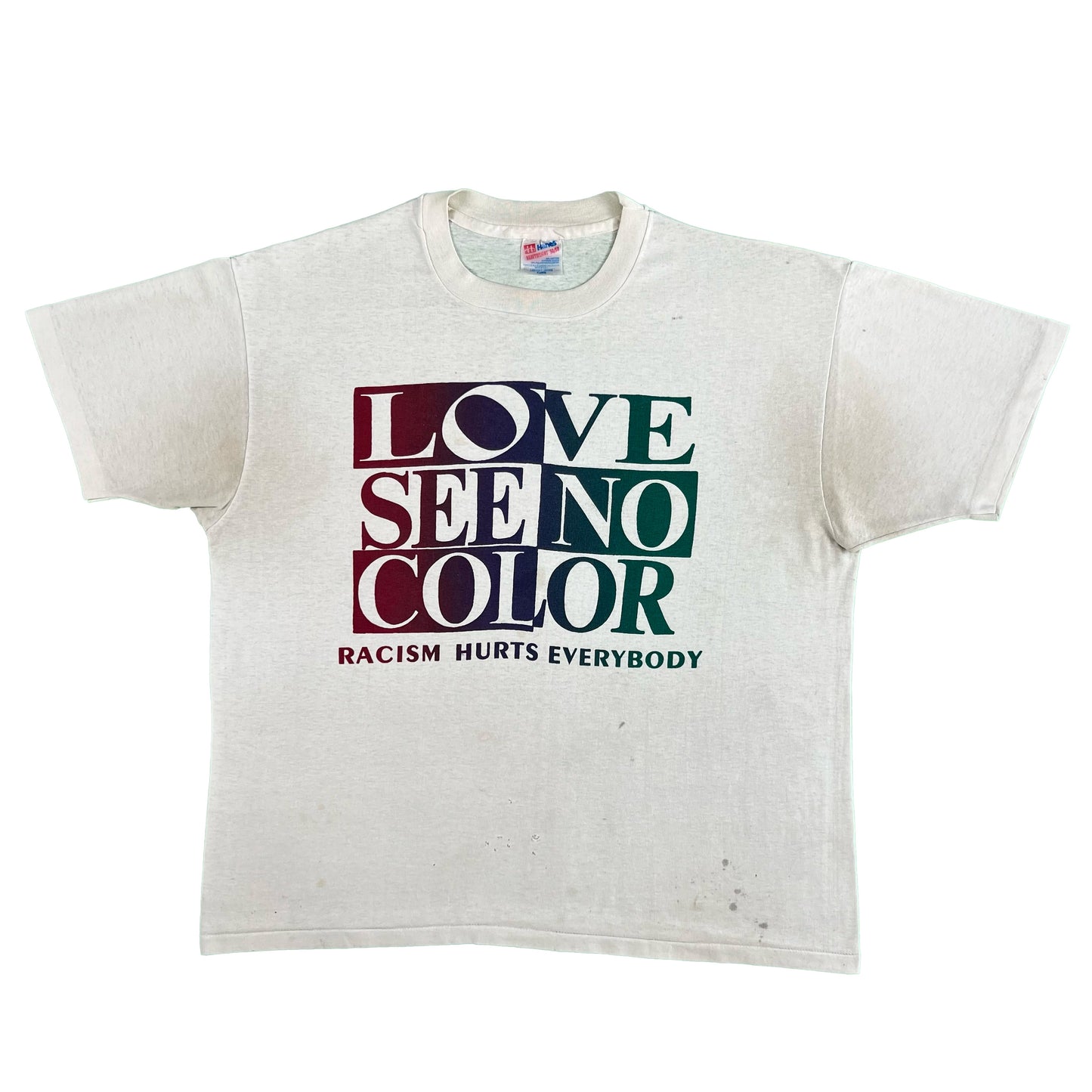 90s Love See No Color Tee- XL