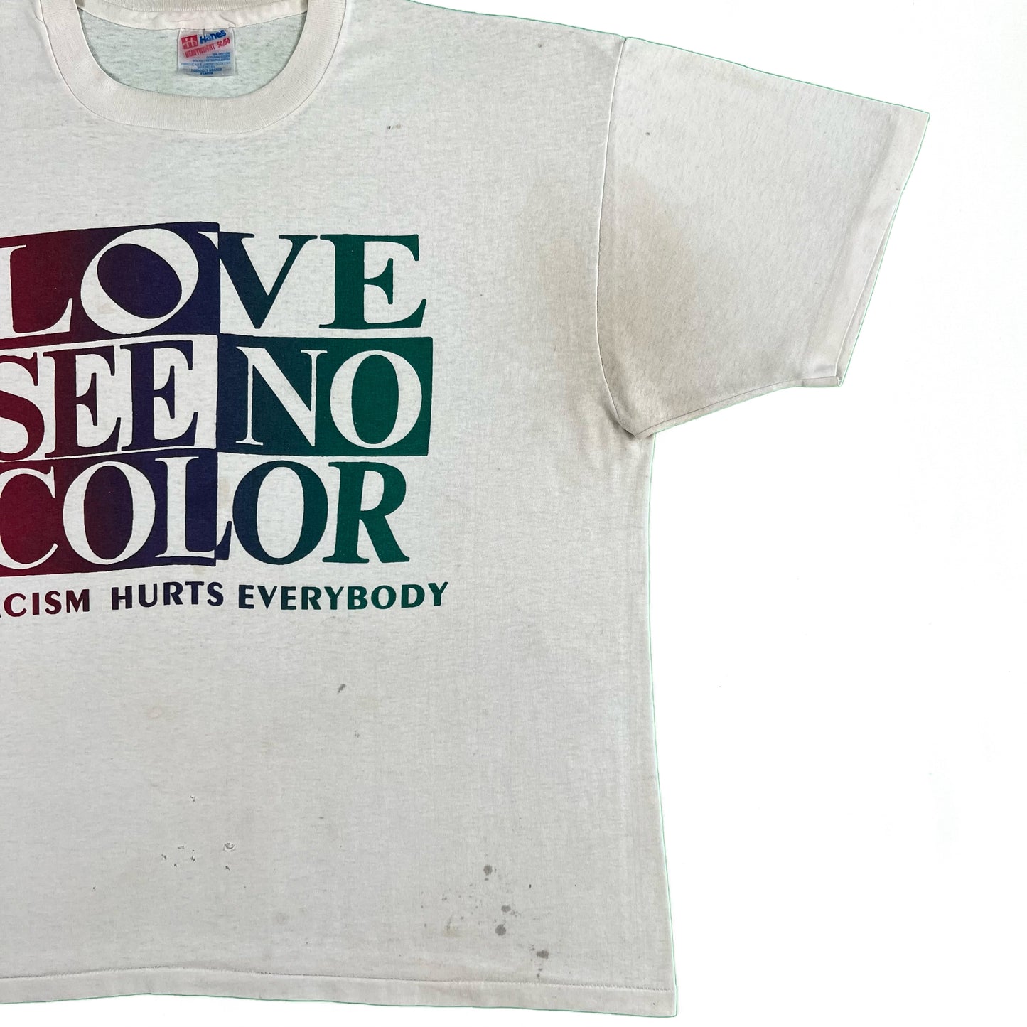 90s Love See No Color Tee- XL