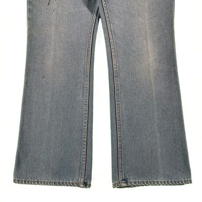70s Over Dyed Denim Flares- 30x29