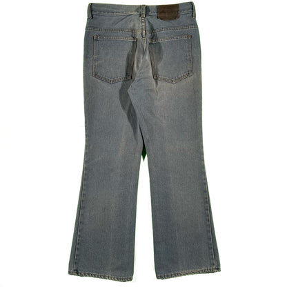 70s Over Dyed Denim Flares- 30x29