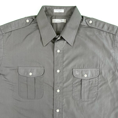 80s Christian Dior Utility Shirt- XL