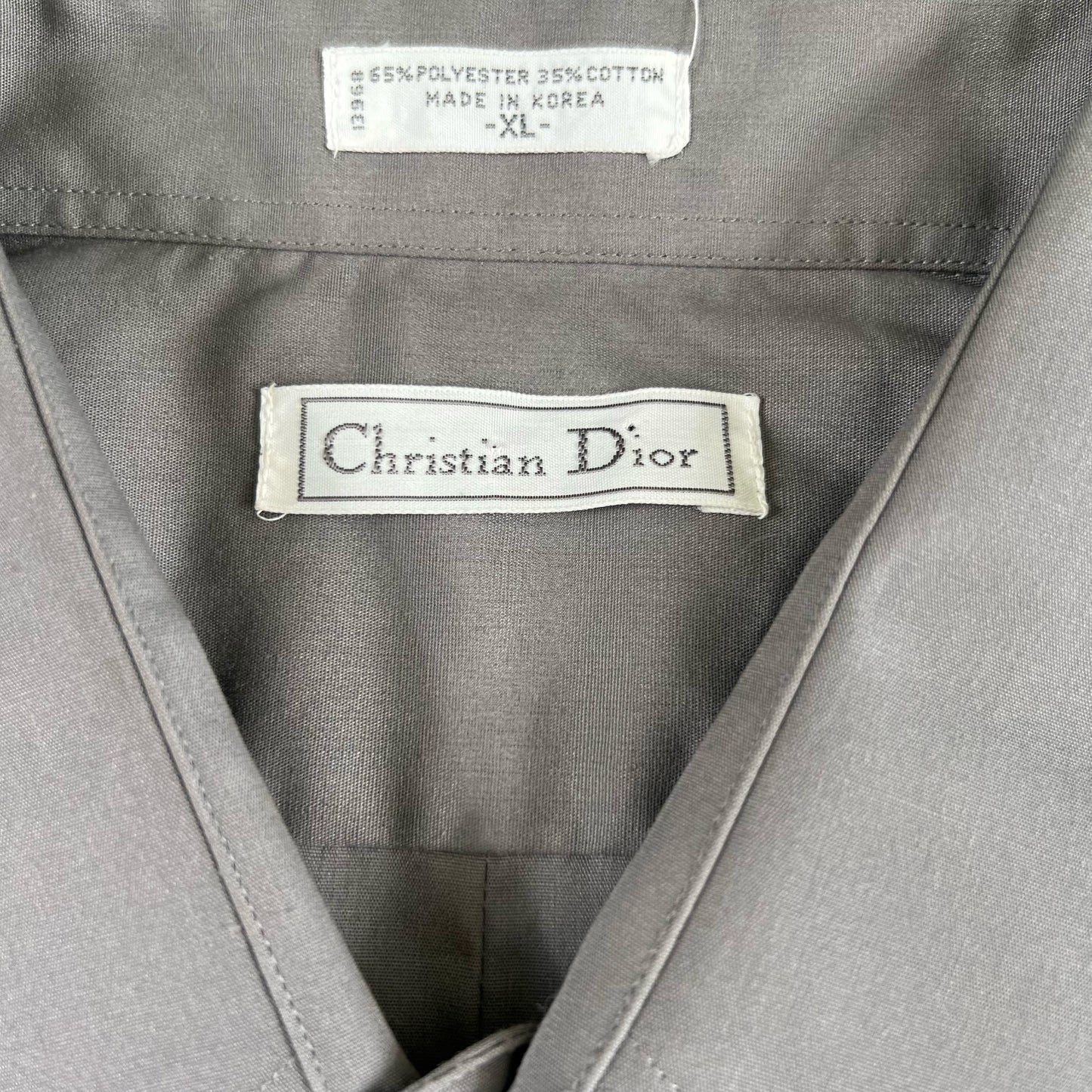 80s Christian Dior Utility Shirt- XL