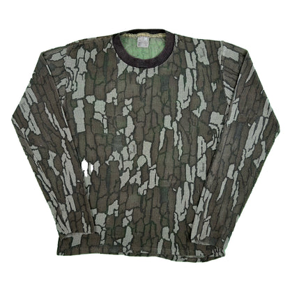 80s Camo Mesh Long Sleeve- M