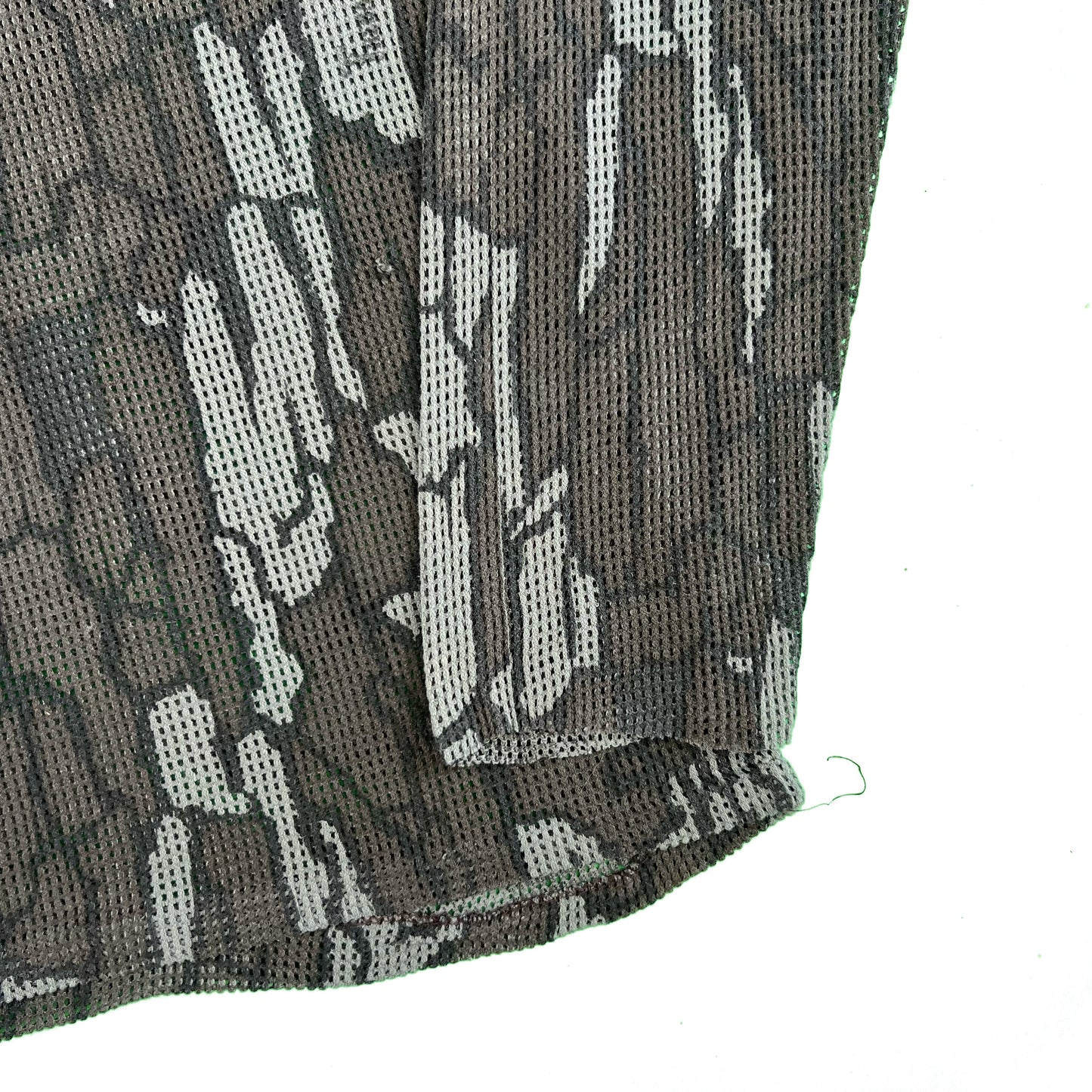 80s Camo Mesh Long Sleeve- M