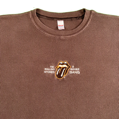 00s Rolling Stones Waffle Knit Thermal- M