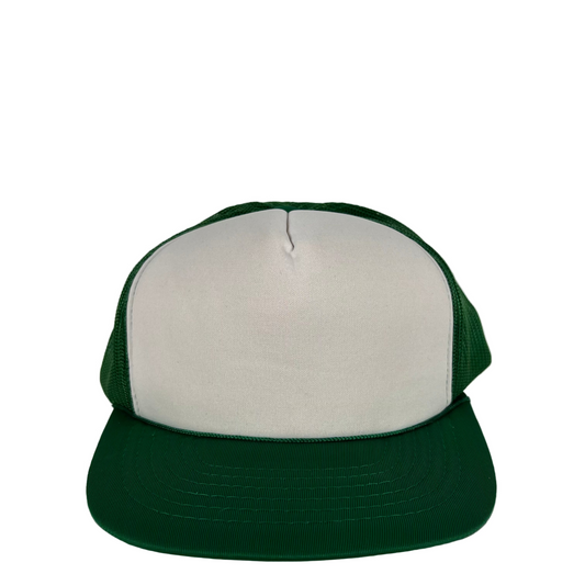80s White & Green Trucker Hats- 3 AVAILABLE