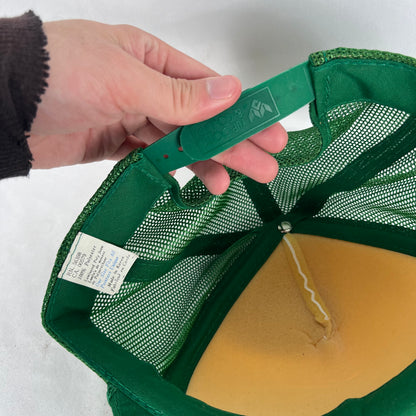 80s White & Green Trucker Hats- 3 AVAILABLE