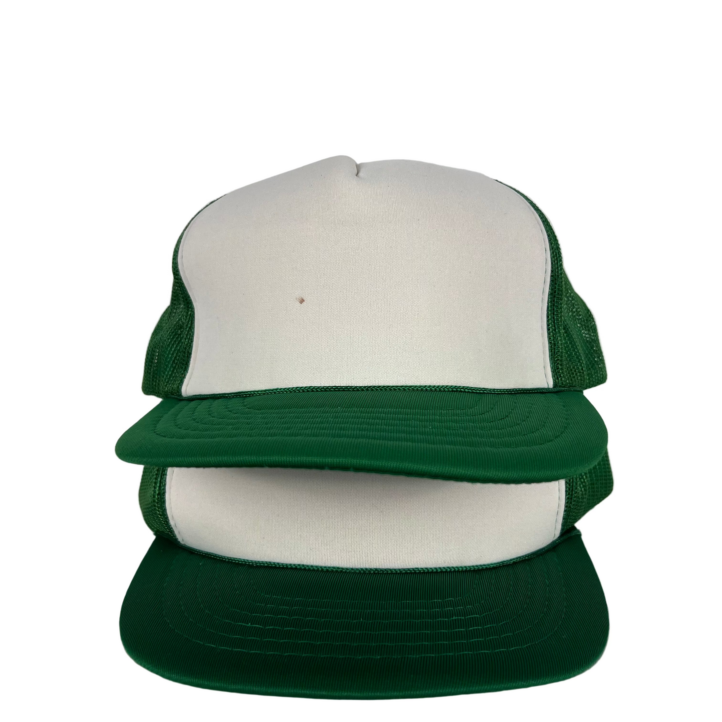 80s White & Green Trucker Hats- 3 AVAILABLE