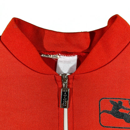 80s Made in Italy Red Cycling Jersey- S