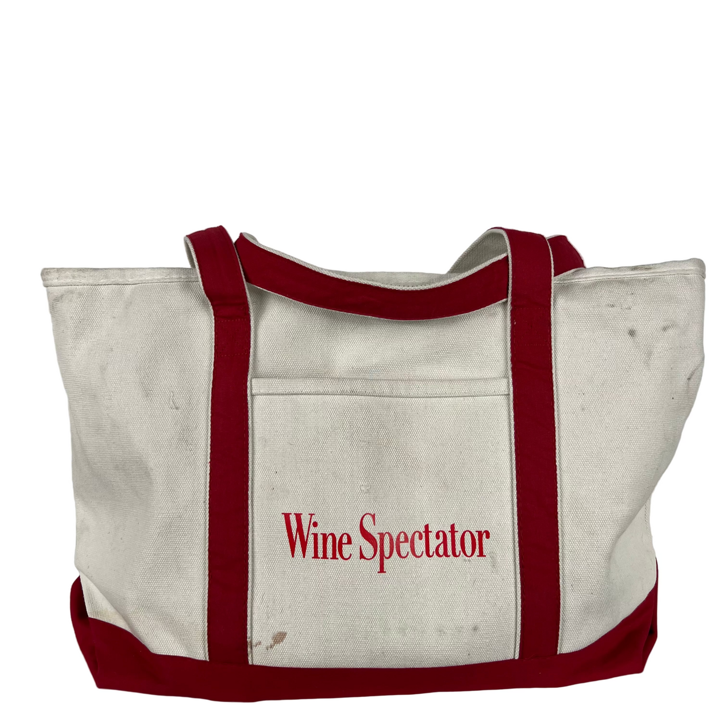 Wine Spectator Canvas Zip Up Tote Bag