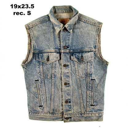 80s/90s Levi's Type 3 Denim Trucker Vests- SELECT VEST