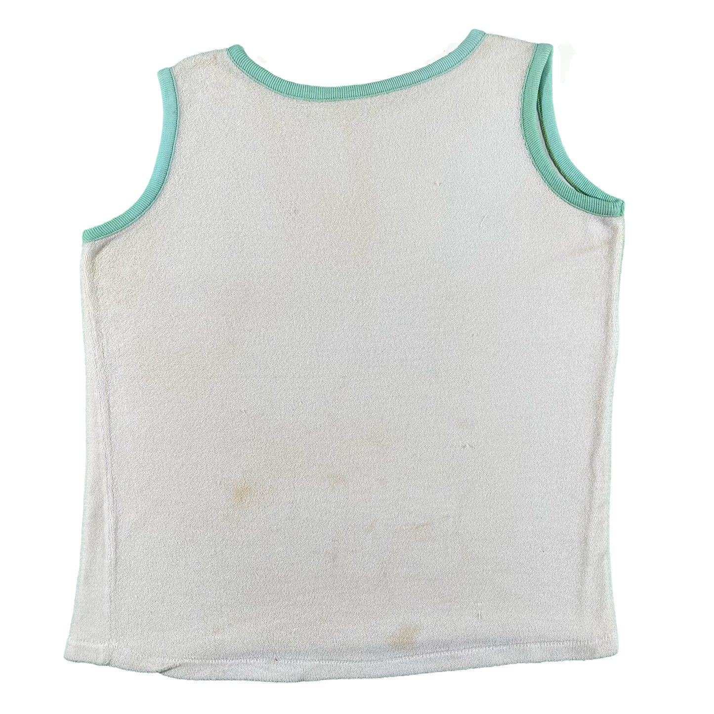 70s Terry Cloth Ringer Tank- S