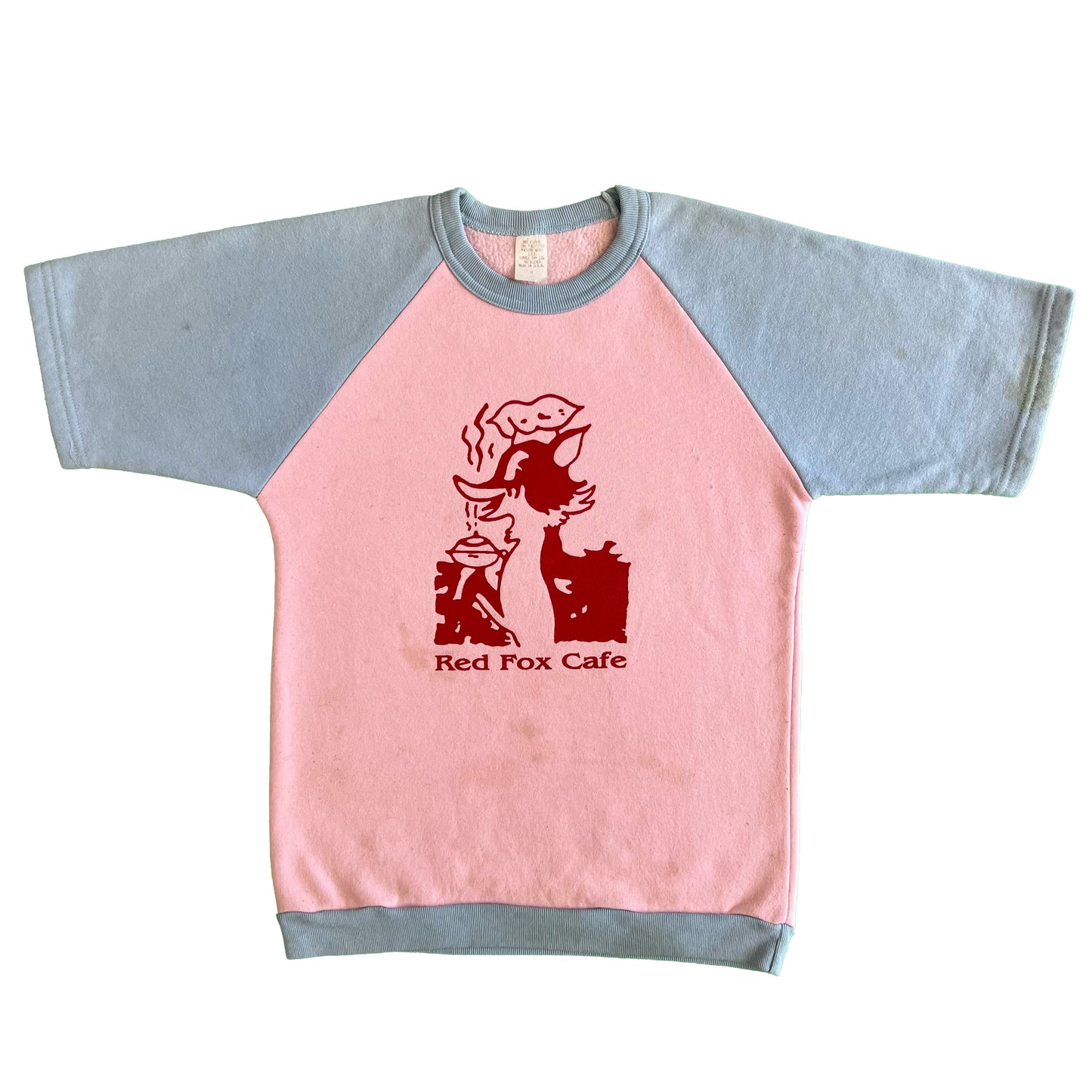 60s Two Tone Fox Cafe Sweatshirt- S