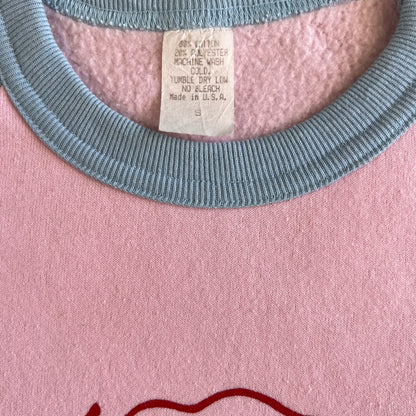 60s Two Tone Fox Cafe Sweatshirt- S