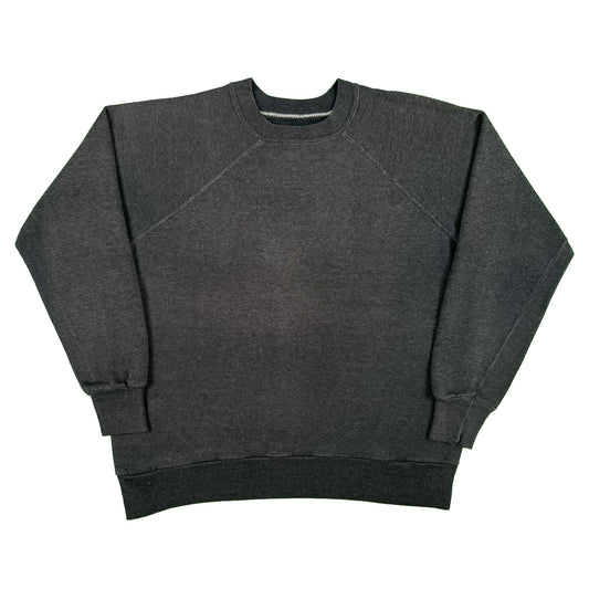 70s Sun Faded Black Sweatshirt- M