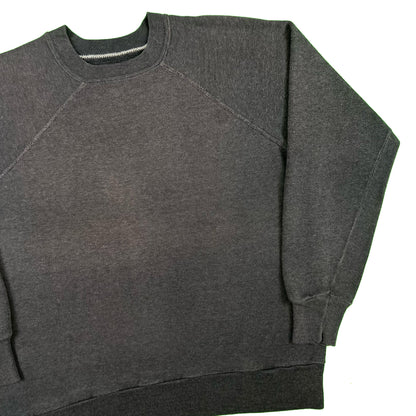 70s Sun Faded Black Sweatshirt- M