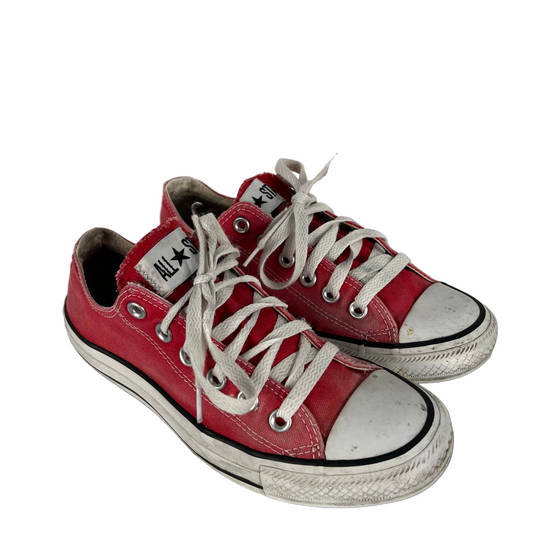 Sun Faded Red Converse- M's 5, W's 6.5