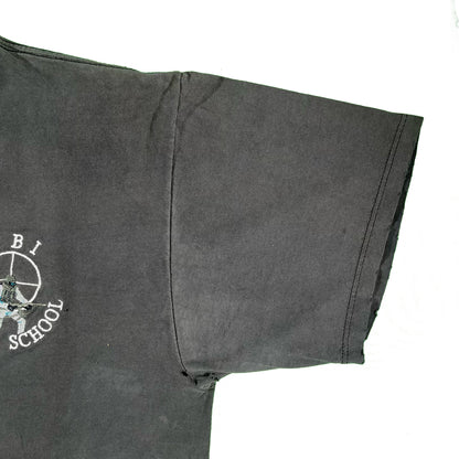 90s Sun Faded Black FBI Sniper School Tee- XL