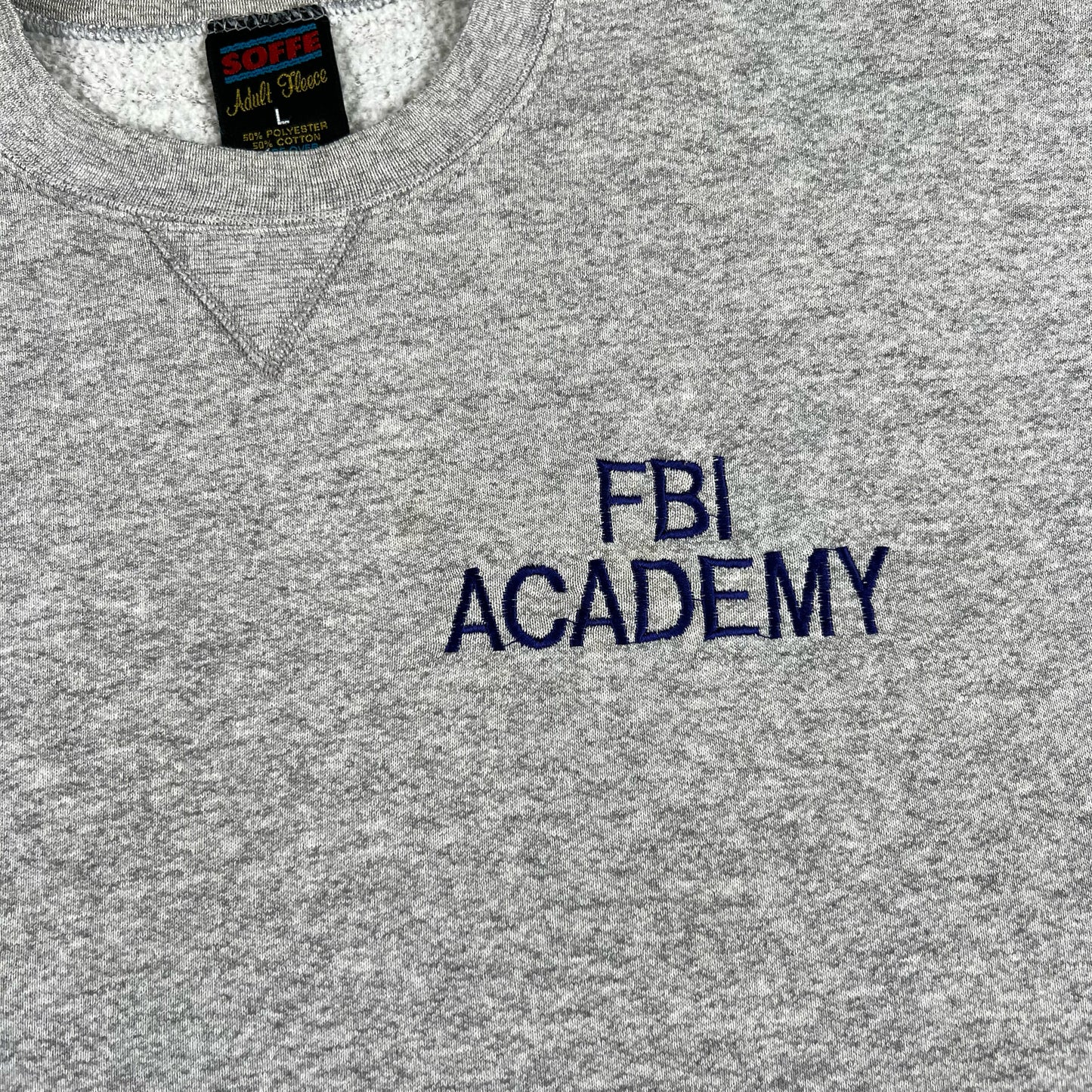 90s FBI Academy Sweatshirt- L