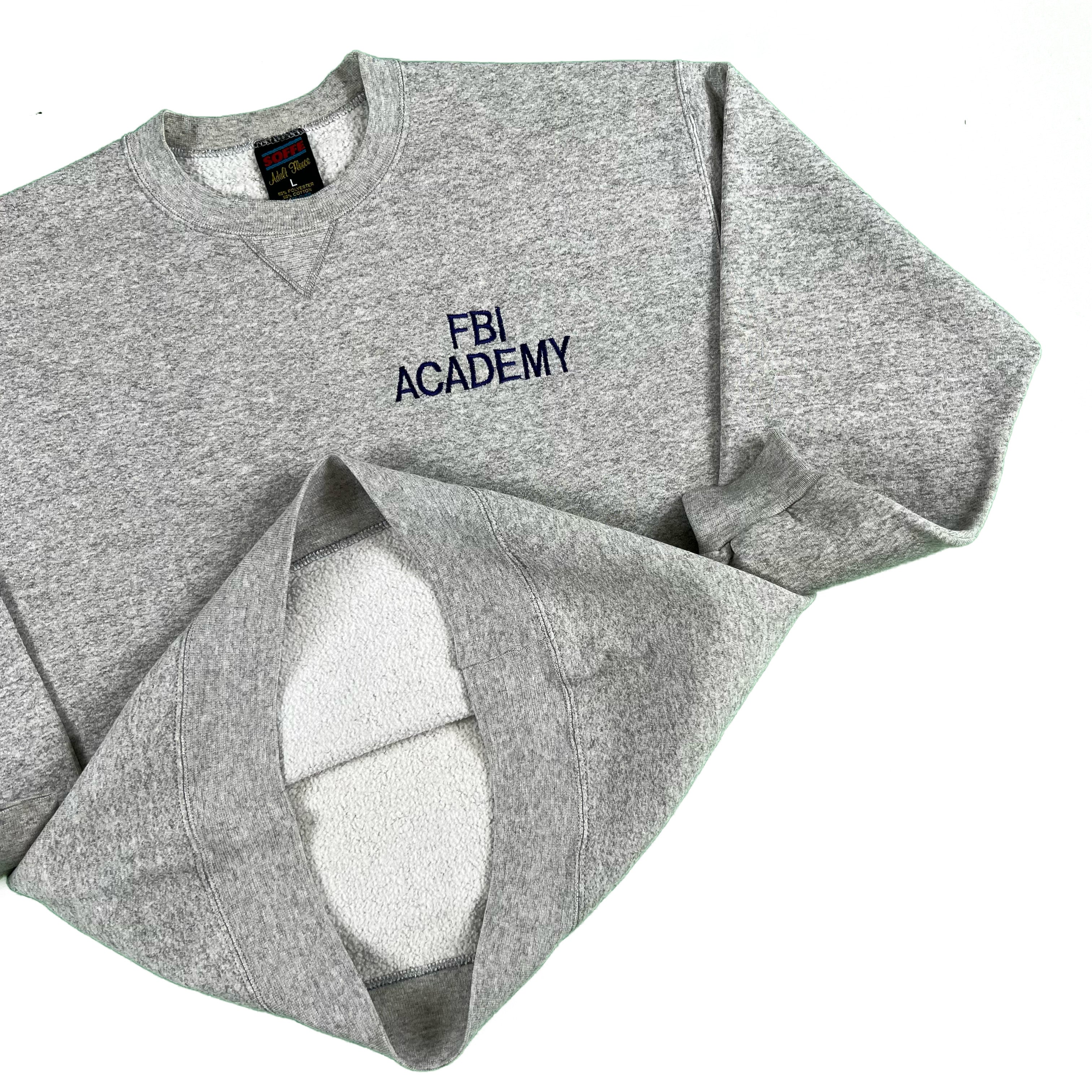 Majorly Cool Vtg 80's FBI Academy Sweatshirt, 2024 Men's Small.