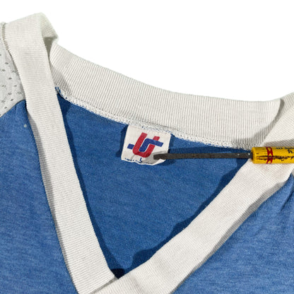 70s Pepsi-Cola Mesh Sleeve Jersey- M