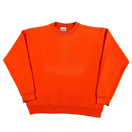 90s Traffic Cone Orange Blank Sweatshirt- M