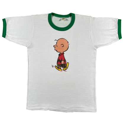 70s Russell Charlie Brown Ringer Tee- S