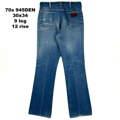 70s/80s Wrangler '945' Boot Cut Denim- SELECT PAIR