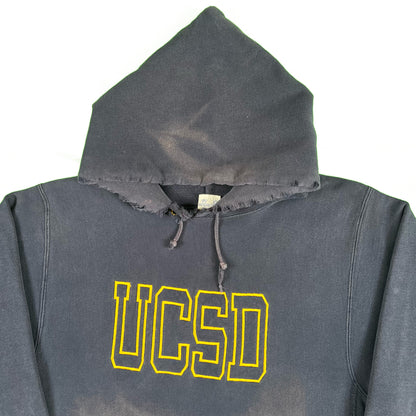 90s UCSD Champion Reverse Weave Hoodie- L