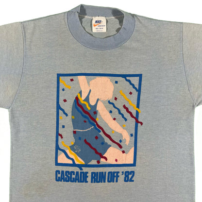 80s Nike 'Cascade Run Off' Tee- S