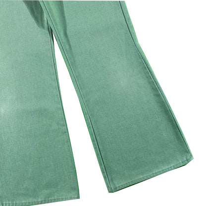 70s JcPenney Seafoam Bellbottoms- 27x28