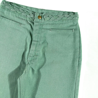 70s JcPenney Seafoam Bellbottoms- 27x28