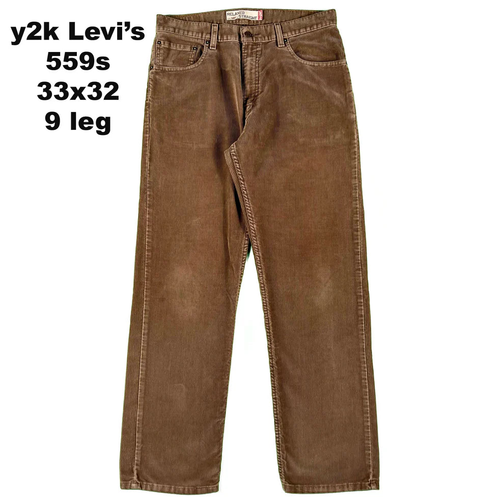 90s/y2k Baggy Levi's Corduroy Pants- SELECT PAIR