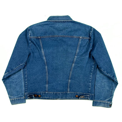 70s Boxy Wrangler Denim Trucker Jacket- XL