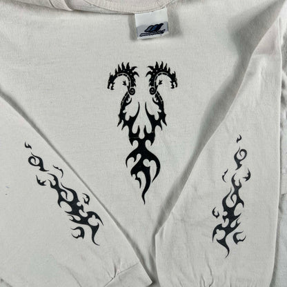 00s Cross 'It's The Way of Life' Tee & Flame Hit Long Sleeve- XL