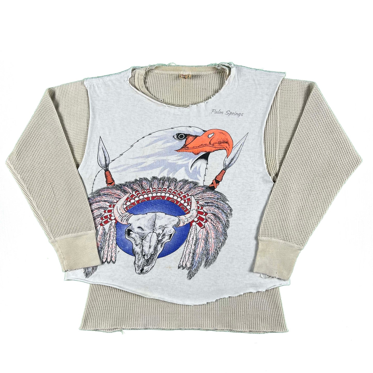 80s Thrashed Bald Eagle Longhorn Tank & Thermal- M