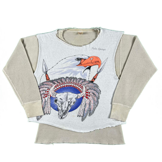 80s Thrashed Bald Eagle Longhorn Tank & Thermal- M