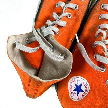 80s Highlighter Orange M in USA Converse- M's 10, W's 11.5