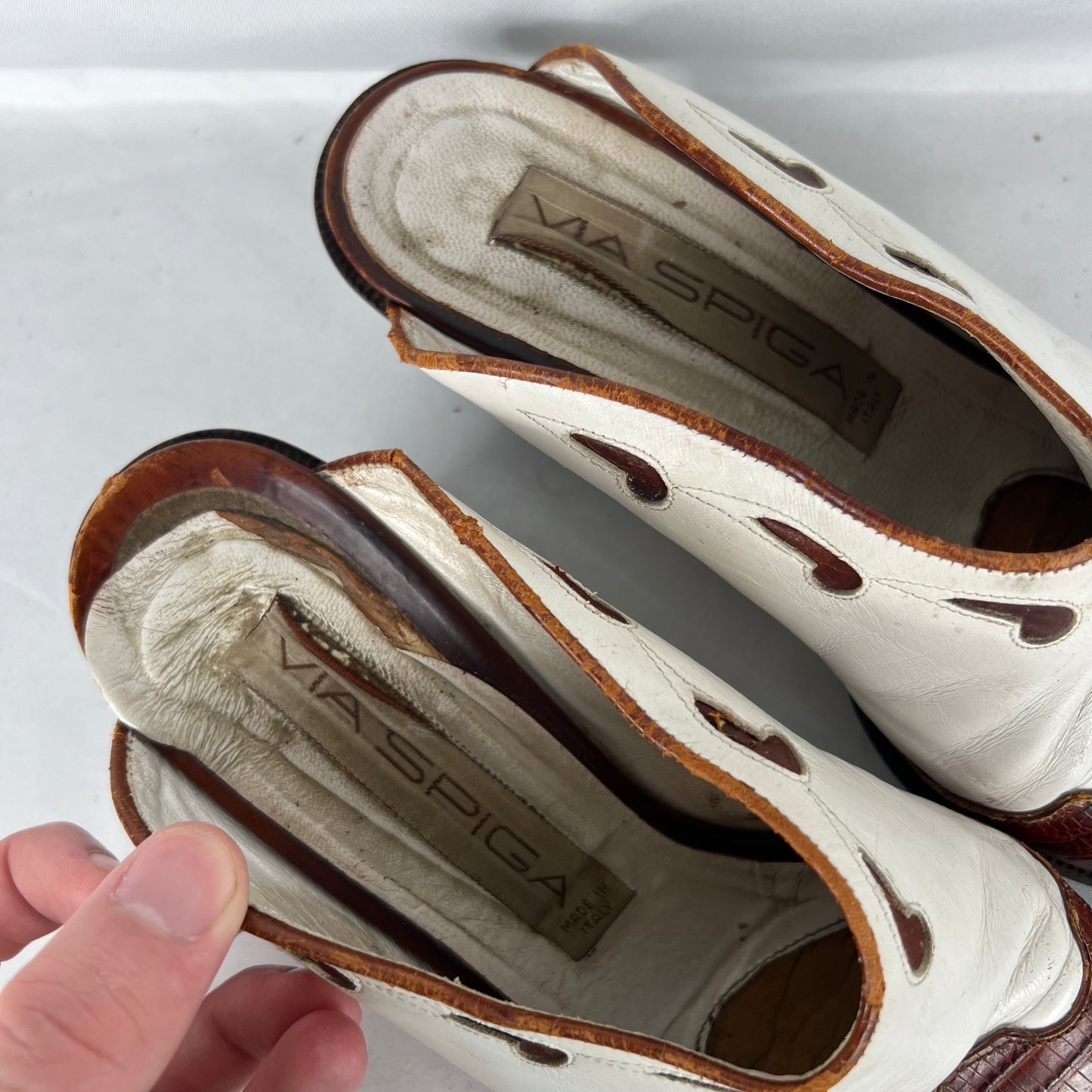 90s Made in Italy Western Pumps- M's 5.5, W's 7