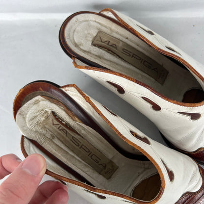 90s Made in Italy Western Pumps- M's 5.5, W's 7