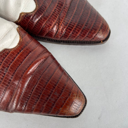 90s Made in Italy Western Pumps- M's 5.5, W's 7